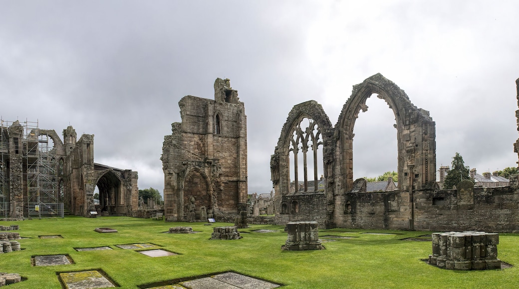 the Elgin Abbey in Scotland
