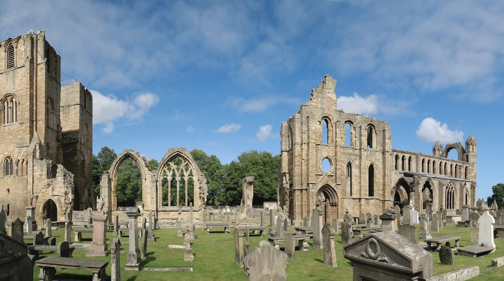 ruins of Elgin Cathedral in Edlin in nortern Scotland in United Kingdom