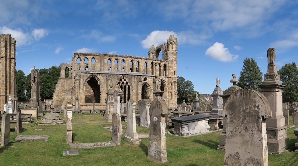 ruins of Elgin Cathedral in Edlin in nortern Scotland in United Kingdom