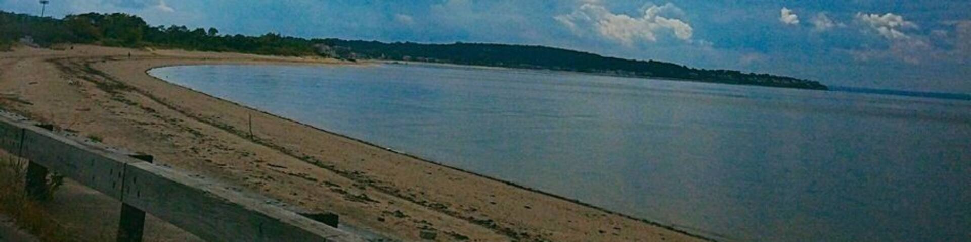 The breeze is calm and the weather beautiful, today in bayville, NY.