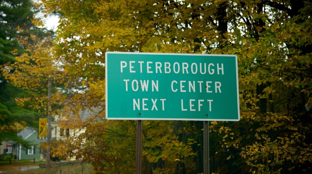 Peterborough showing signage