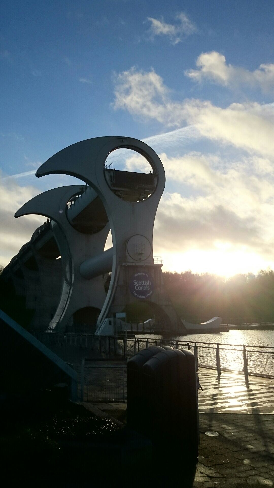 The Falkirk Wheel. 