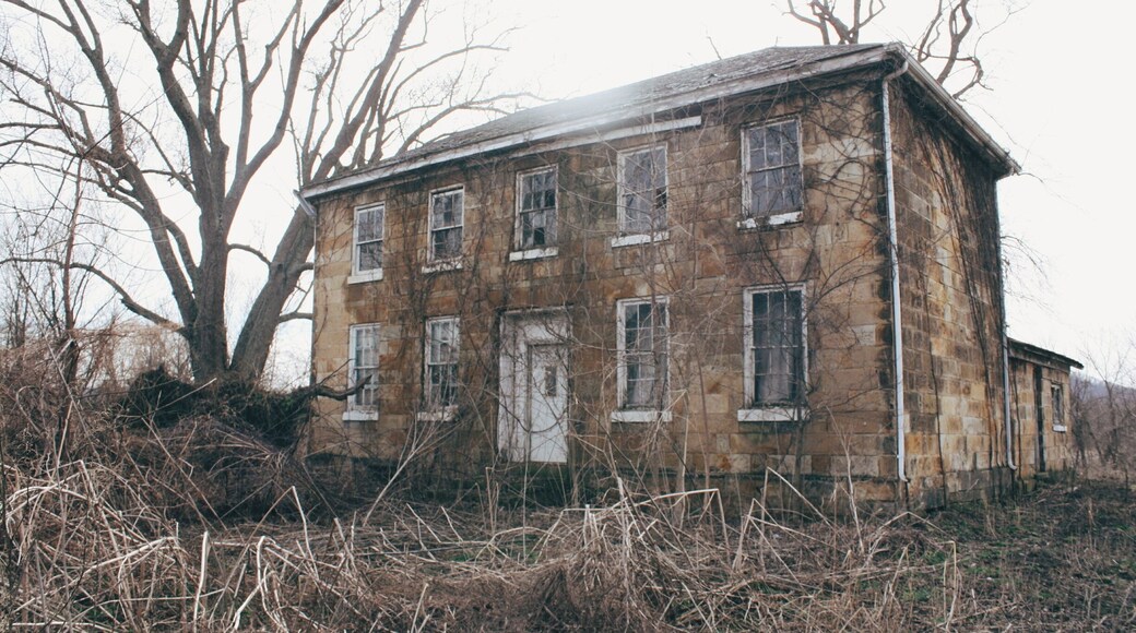 a creepy old abandoned house near the "welcome to piketon" sign on the edge of scioto county. i found syringes in her the last time i visited.
