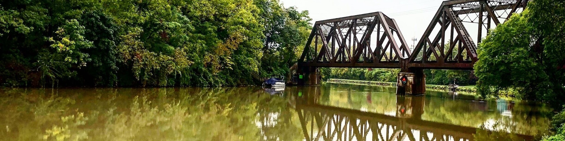 View of the Erie Canal right outside Del Monte Lodge and Spa in Pittsford, NY. Such a pretty locale and one of the best hotels I’ve ever stayed at. They have a great restaurant as well.