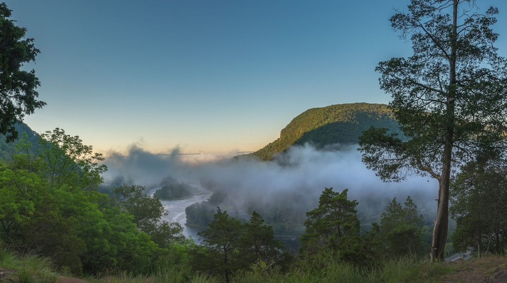 Mount Tammany Morning Fog Panorama