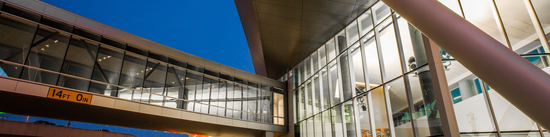 Houston, TX showing night scenes and an airport