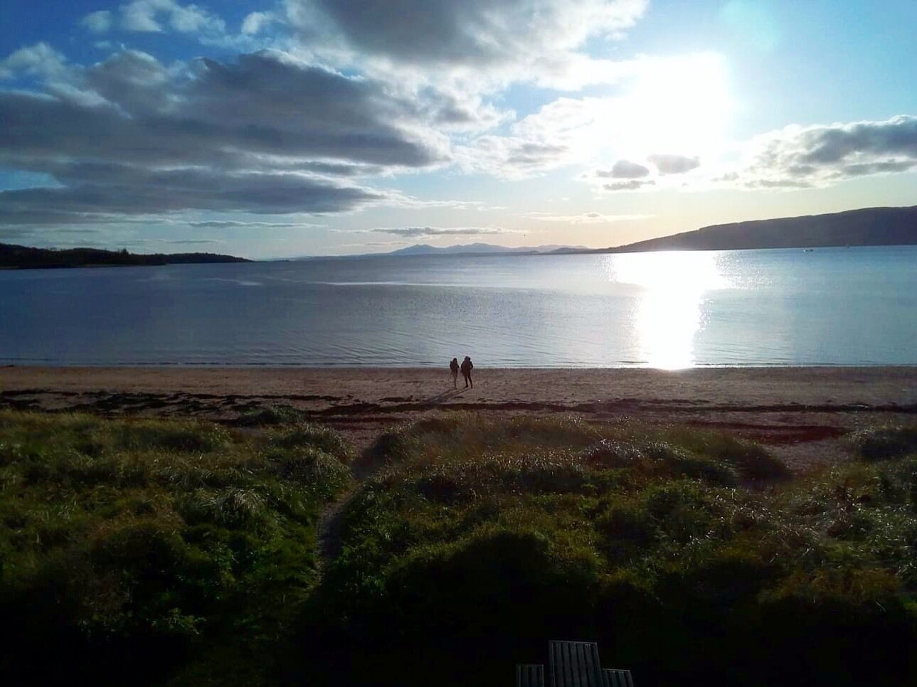 Me and my friend photographed by Tello the drone 🌞✨🌏 - Gourock 🏴󠁧󠁢󠁳󠁣󠁴󠁿 amazing place to have a walk and relax ☀️