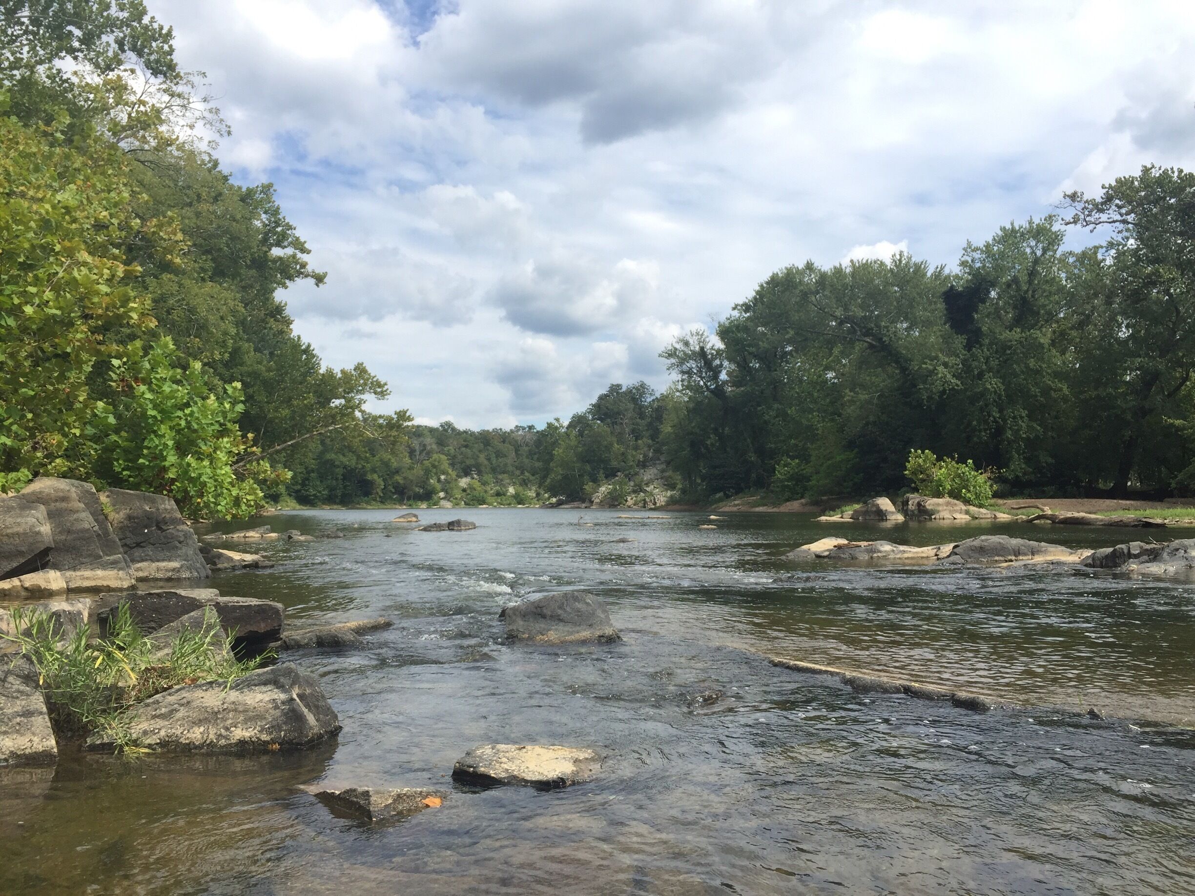 1.4 mile trail on a cloudy day with a nice breeze...perfect for good conversation and reflection #LoveMyTown
