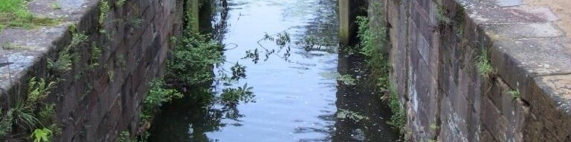 Open lock at Great Falls of the Potomac, MD