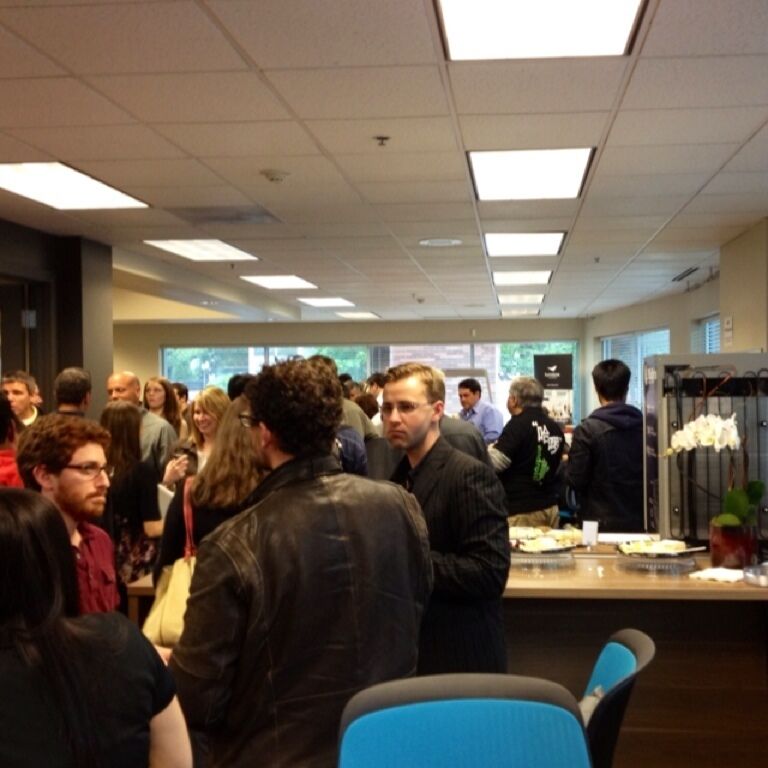 Great place to co-work, have a small office, or attend an event! Quite the community of entrepreneurs and start-up geeks. :) (Photo taken at an event.)