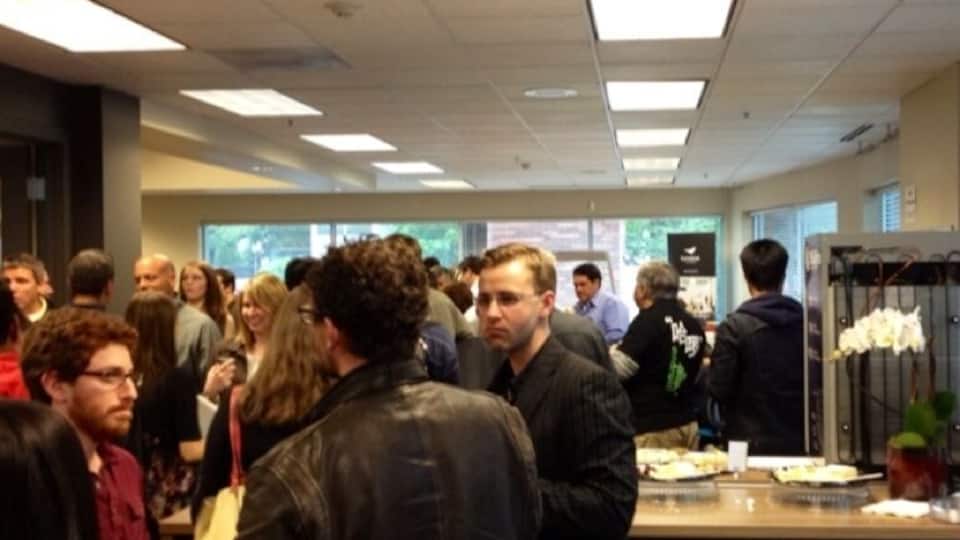 Great place to co-work, have a small office, or attend an event! Quite the community of entrepreneurs and start-up geeks. :) (Photo taken at an event.)