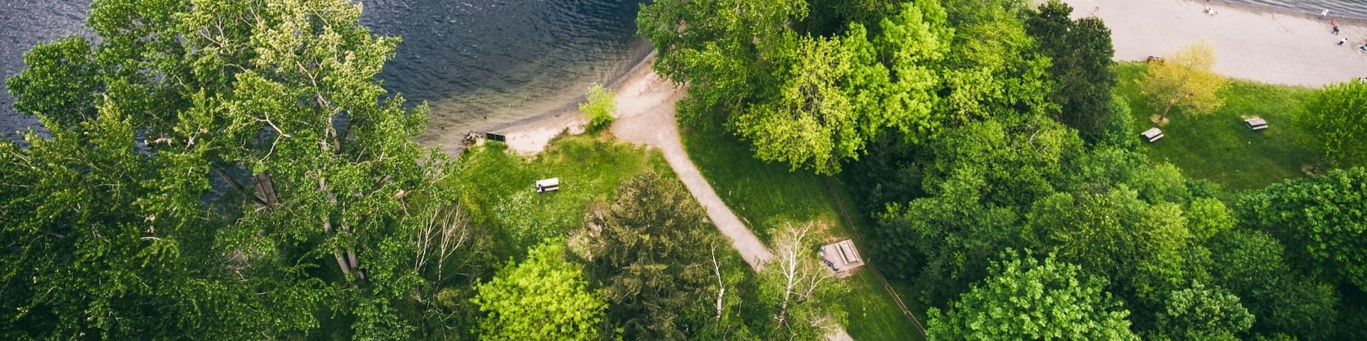 Idylwood Beach from above.