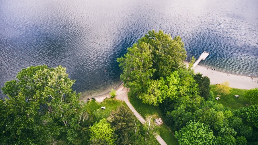 Idylwood Beach from above.