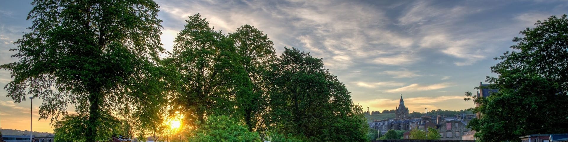 Sunrise on the river Teviot