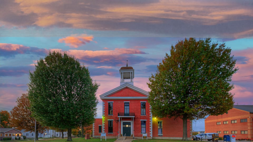 Old Phelps County Courthouse A brick structure of Greek Revival design constructed in 1860 just before the civil war.