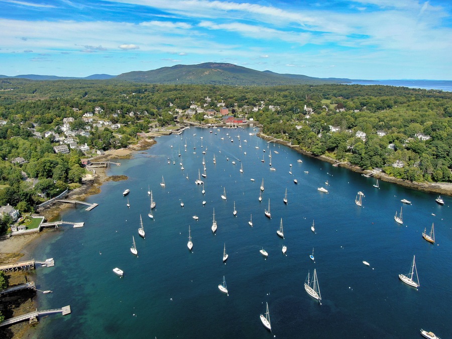 Rockport Harbor in the beautiful mid-coast region of Maine.