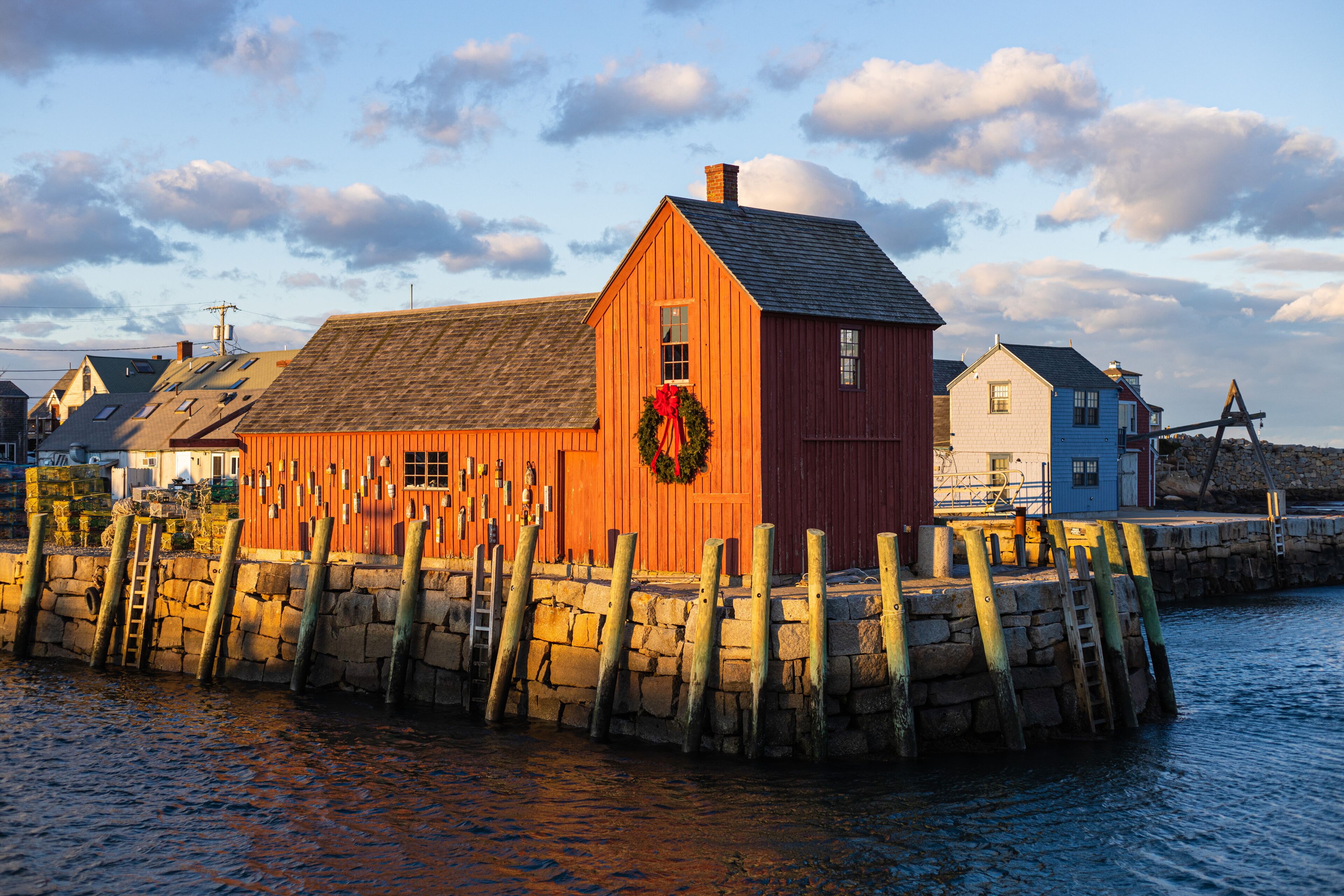 Historic Fishing Shack Motif #1 in Rockport harbor