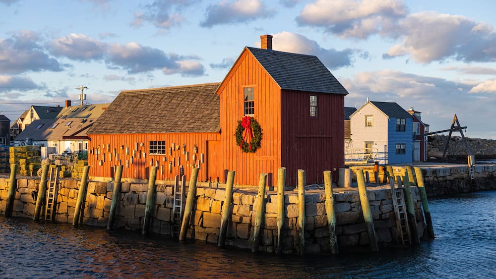 Historic Fishing Shack Motif #1 in Rockport harbor