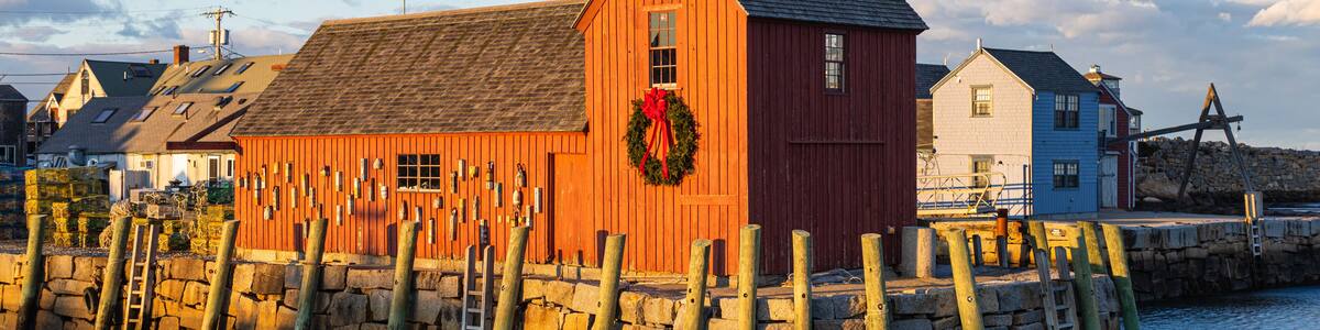 Historic Fishing Shack Motif #1 in Rockport harbor
