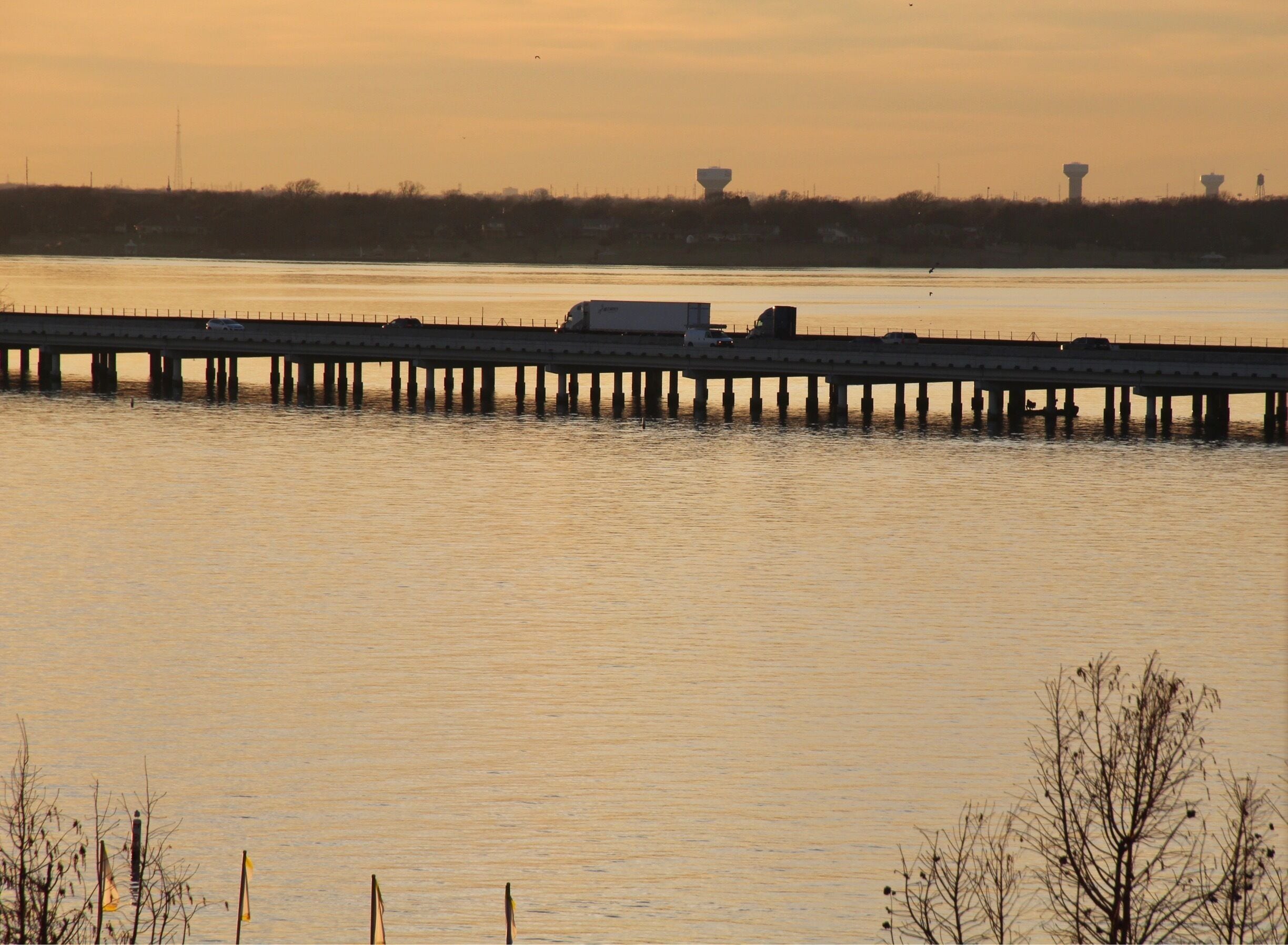 Lakeview Parkway taken from hotel room. 