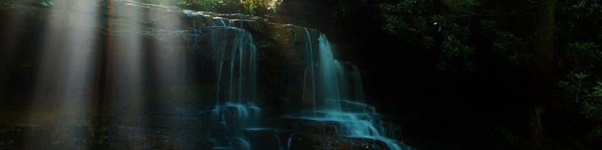 The fall at Laurel Run in Church Hill, Tennessee. No rain has forced this beautiful fall to be almost a trickle! I believe it is still beautiful! When there is a good rain fall this is the perfect place to take a dip or even climb behind the waterfall and enjoy it's relaxing sound!
#hiking