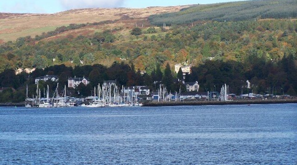 Rhu Marina. Taken from Castle Point across Gareloch