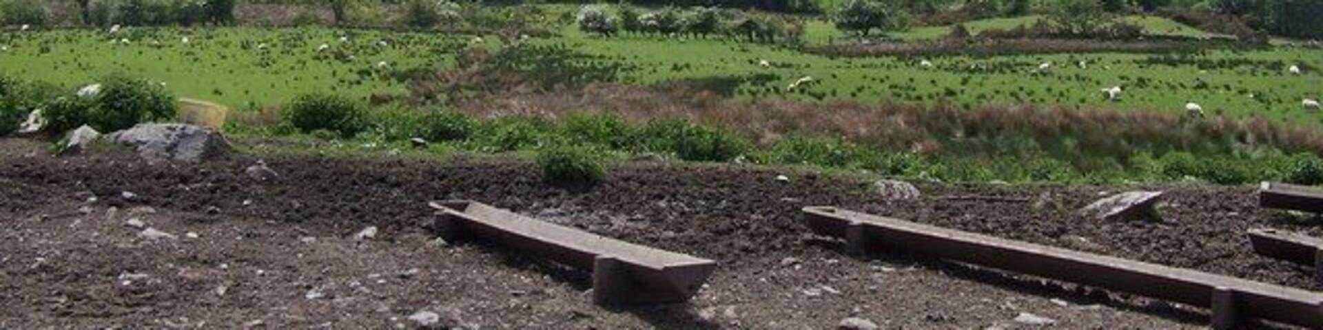 Rhu - Helensburgh, Hill House Track, View. Looking over Tor Farm land and Roseneath Point to Gourock