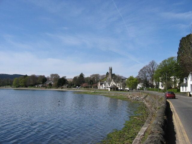 Rhu village on the Gareloch.