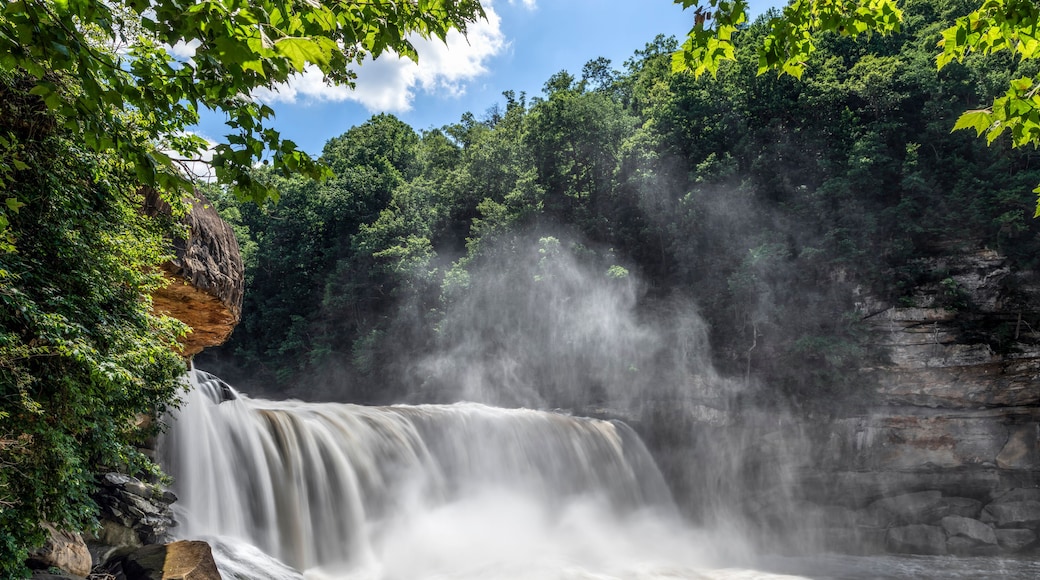 Cumberland Falls Mist - Mighty Cumberland Falls, on the Cumberland River in Kentucky, is sometimes called “The Niagara of the South.”