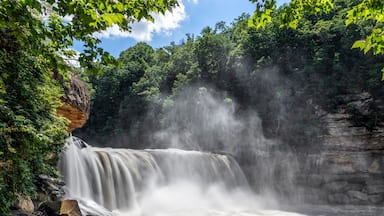 Cumberland Falls Mist - Mighty Cumberland Falls, on the Cumberland River in Kentucky, is sometimes called “The Niagara of the South.”