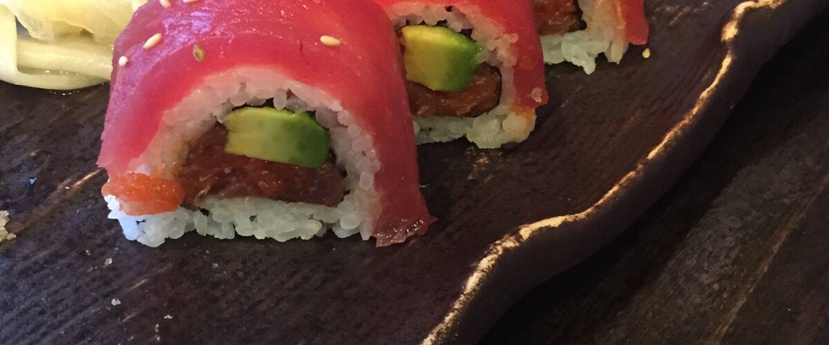 Hawaiian Roll at Rock and Roll Japanese restaurant . Awesome experience.