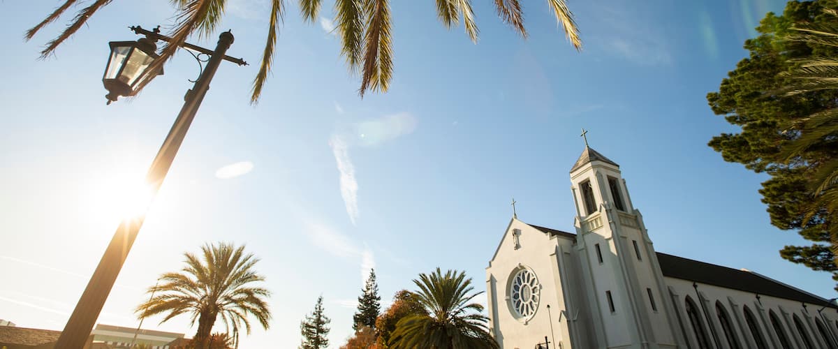 Late afternoon view of historic downtown San Leandro, California, USA.