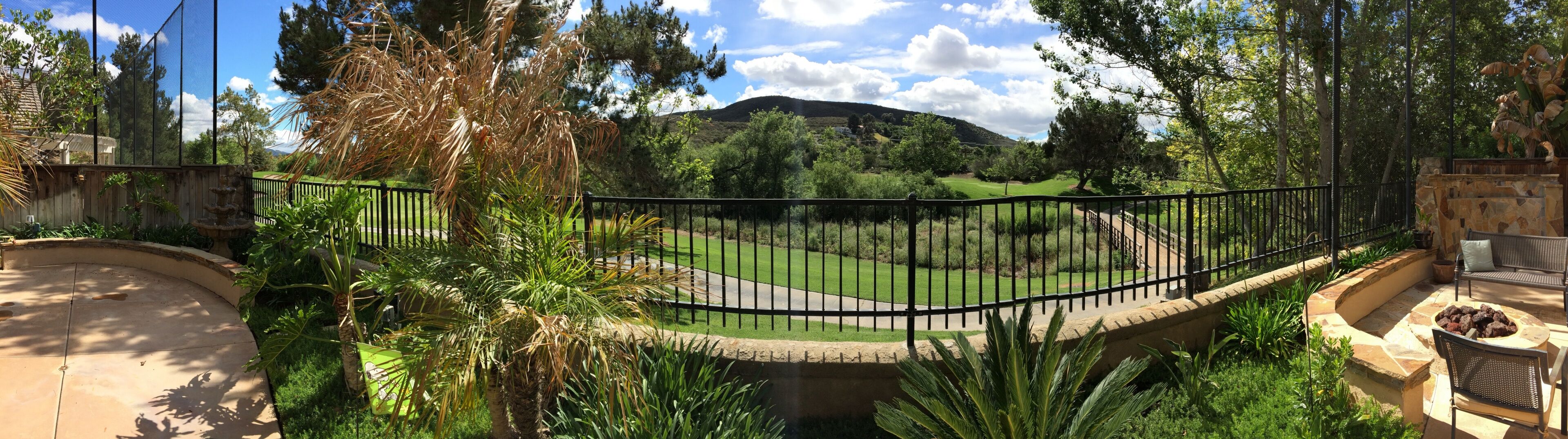 Golf course view panoramic San Marcos California