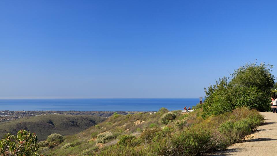 Scenic Mountain View from Double Peak Park, San Diego, San Marcos, California