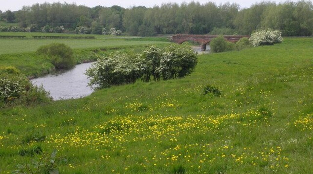 Holmsford Bridge. Holmsford Bridge which spans the river Irvine. This was taken looking West