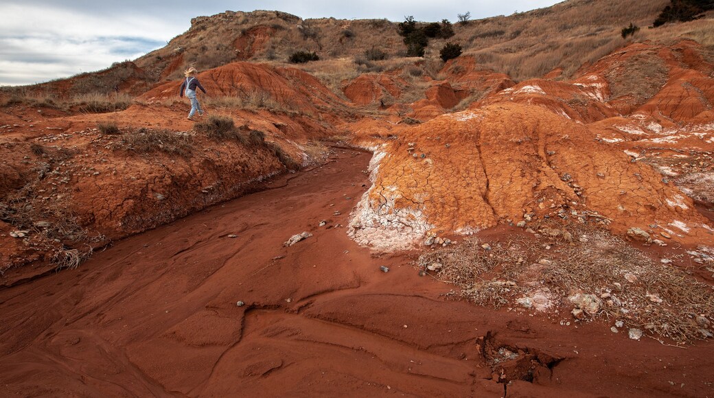 Gloss mountains national park or glass mountains, Oklahoma
