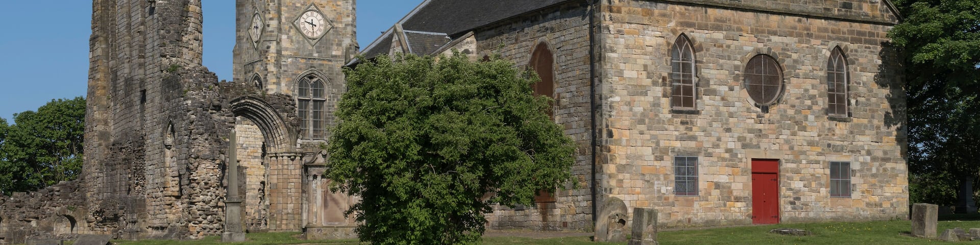 Ruins of Kilwinning Abbey.