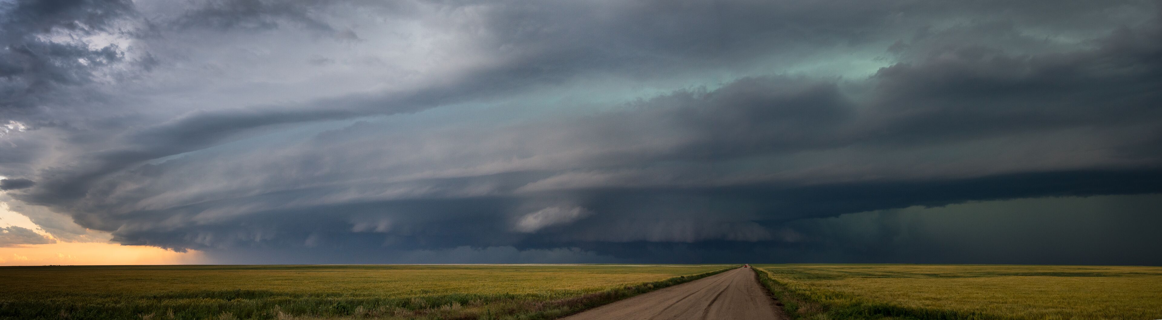 Supercell storm near Springfield Colorado, June 2015
