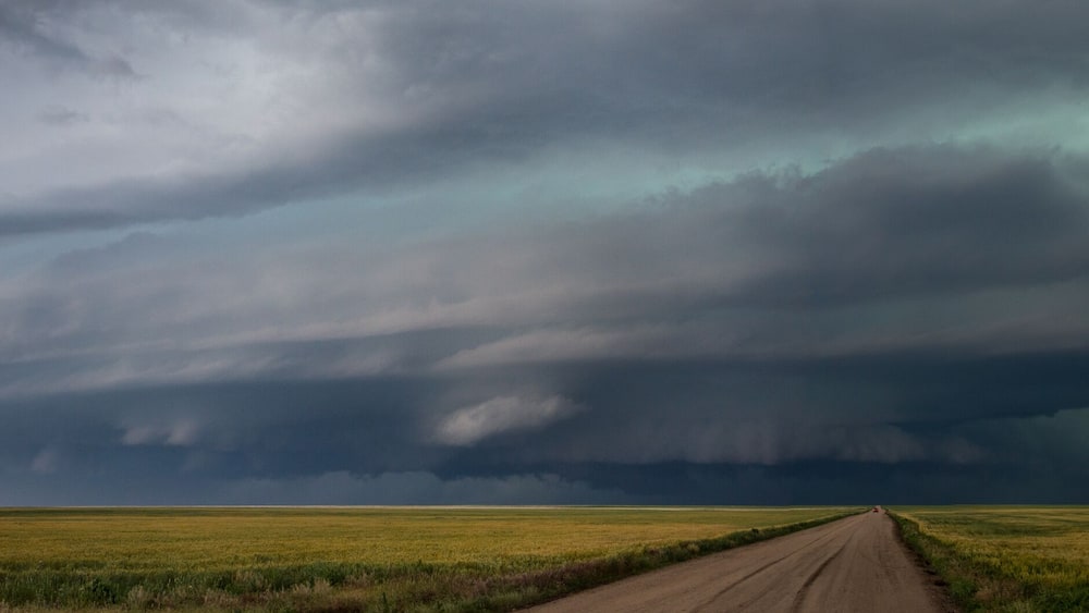 Supercell storm near Springfield Colorado, June 2015
