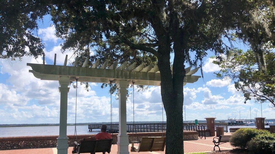 A lovely place to sit and watch the world go by.