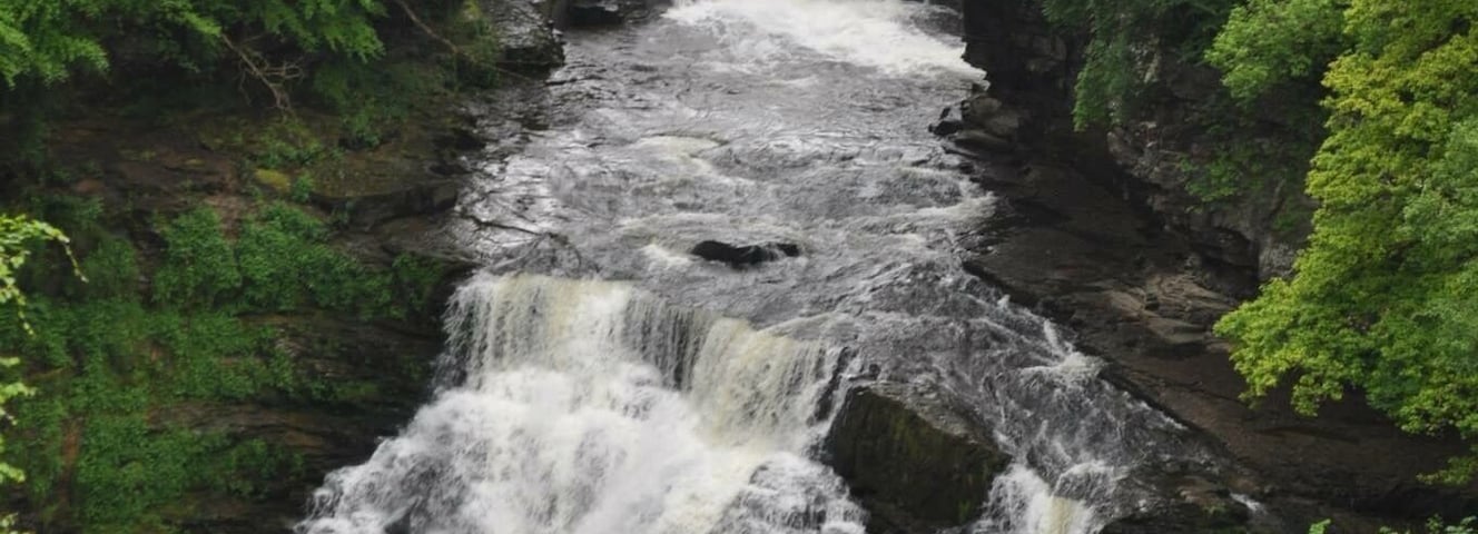 Corra Linn waterfall