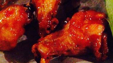 Yummy wings. "#delicious"