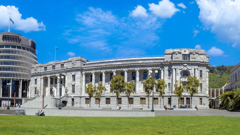 Wellington, New Zealand Parliament Buildings