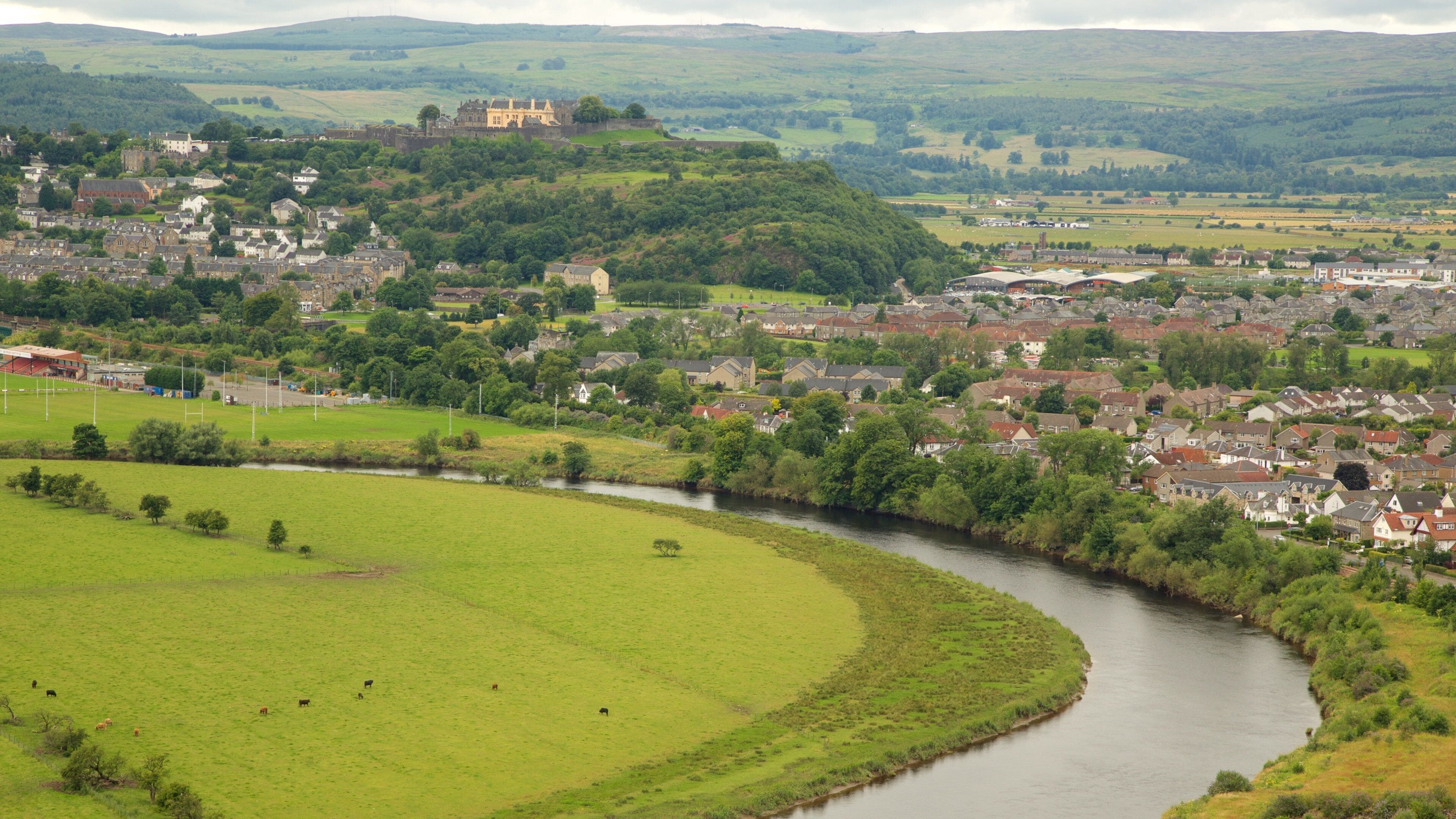 Stirling which includes landscape views, a river or creek and a small town or village