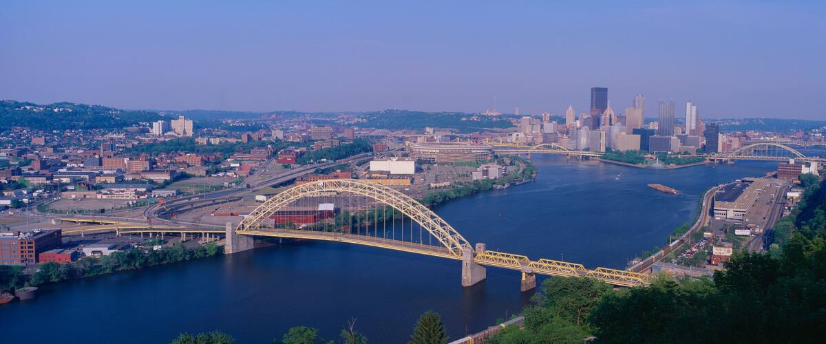 West End Bridge at the Three Rivers in Pittsburgh