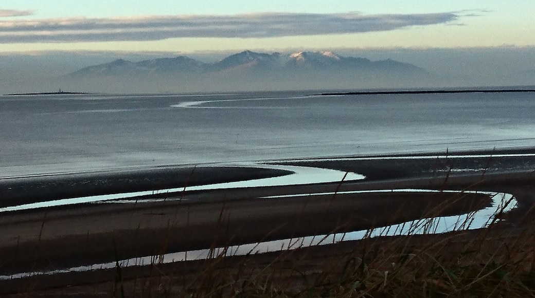 Beautiful view of Arran from Royal Troon Golf Course on my morning walk today.