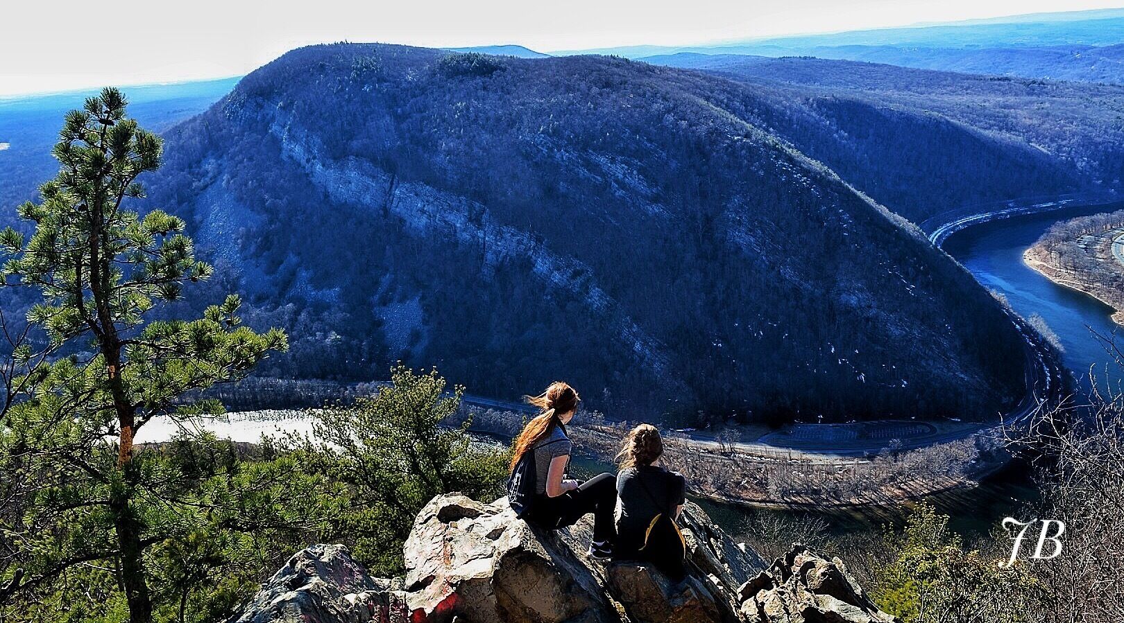View from Mount Tammany summit.