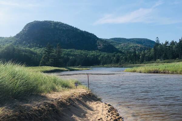 Beehive lagoon at sand beach