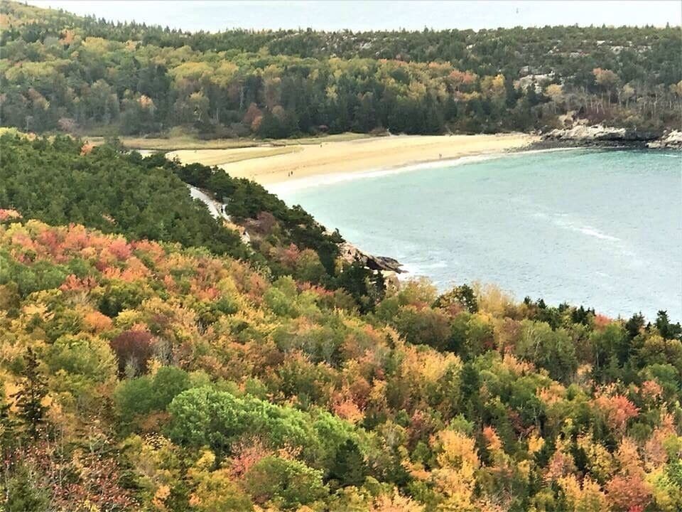 shot with an iPhone from Gorham Mountain trail. 