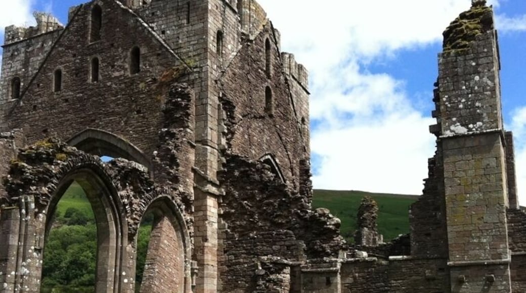 Llanthony Priory in The Black Mountains in Wales dates back to around 1100